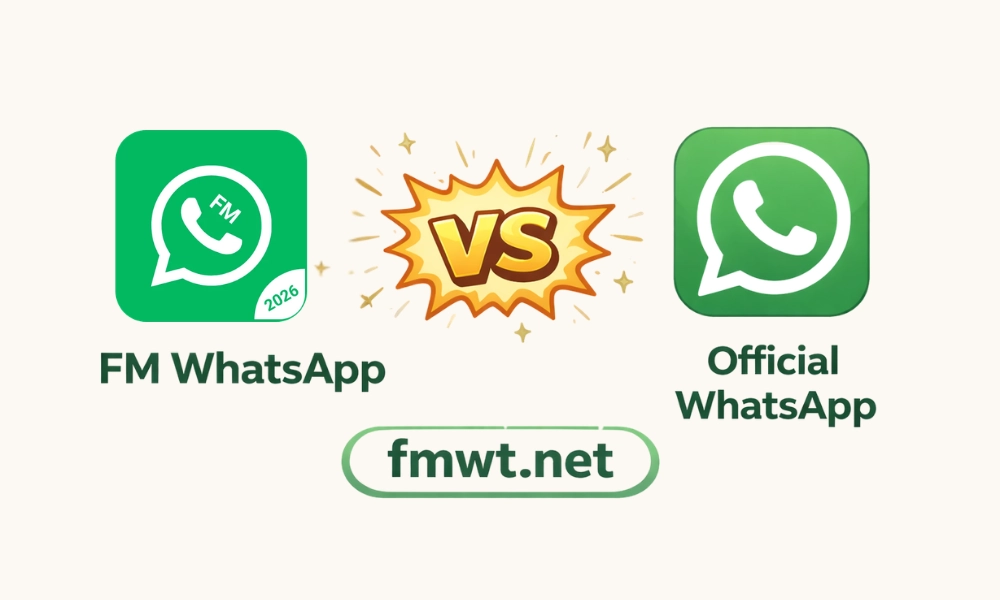 FM WhatsApp vs Official WhatsApp