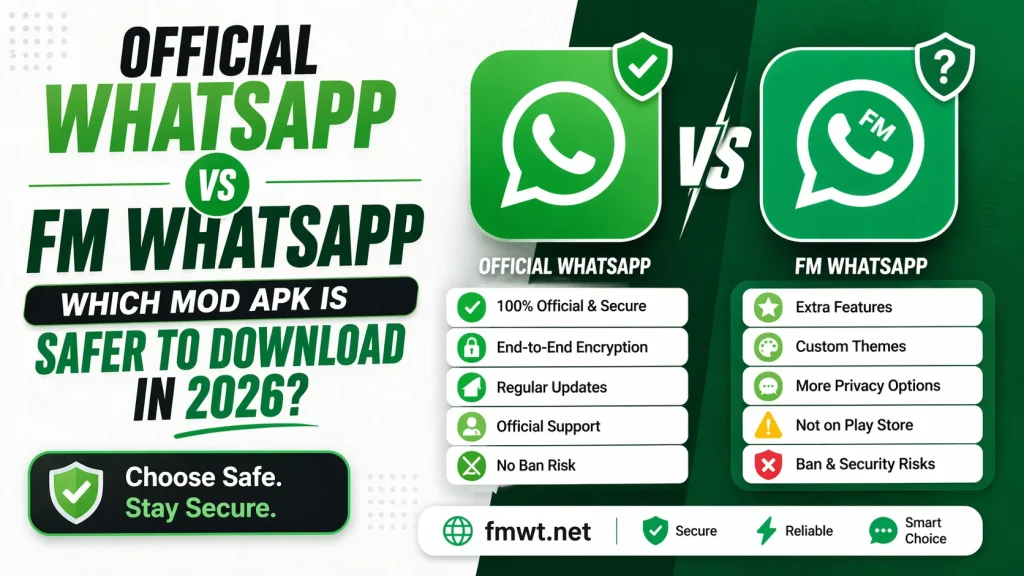 FM WhatsApp vs WhatsApp Official